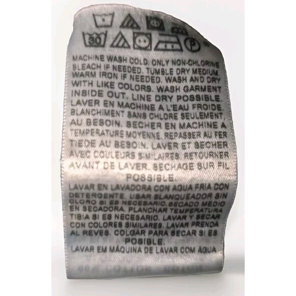 Levi's Denim Jeans Denizen Womens Size 4 Blue Capri Dark Wash Stretch Mid Rise - Picture 13 of 14